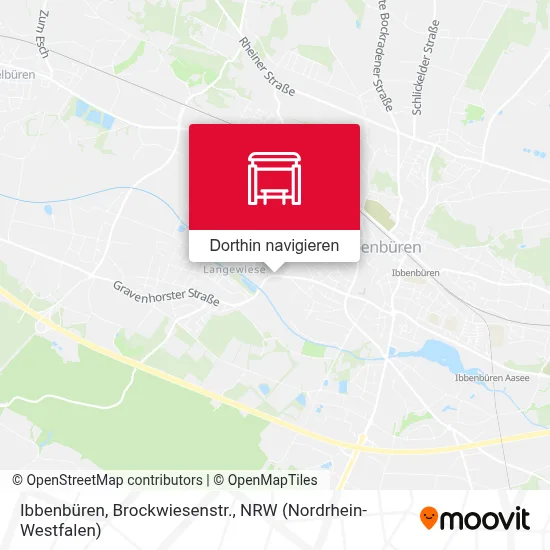 Ibbenbüren, Brockwiesenstr. Karte