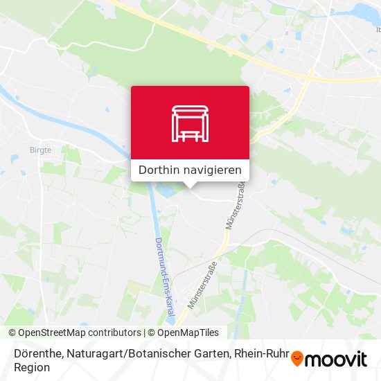 Dörenthe, Naturagart / Botanischer Garten Karte