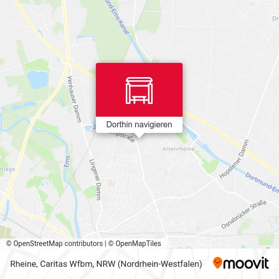 Rheine, Caritas Wfbm Karte