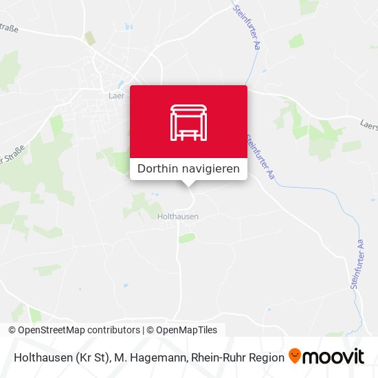 Holthausen (Kr St), M. Hagemann Karte