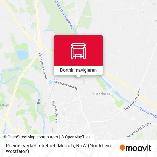 Rheine, Verkehrsbetrieb Mersch Karte