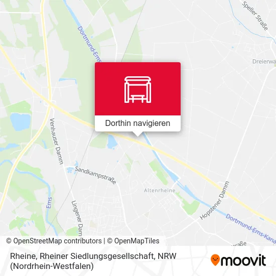 Rheine, Rheiner Siedlungsgesellschaft Karte