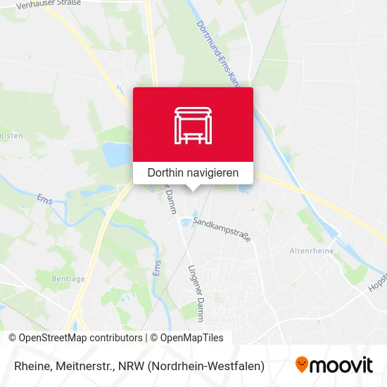 Rheine, Meitnerstr. Karte