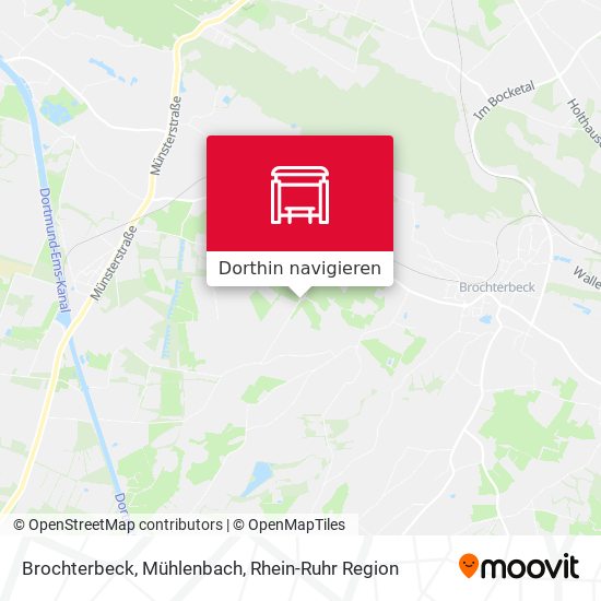 Brochterbeck, Mühlenbach Karte