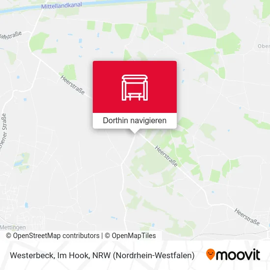 Westerbeck, Im Hook Karte