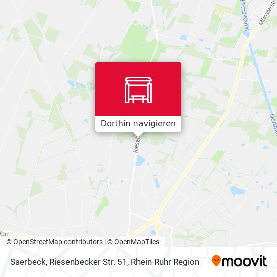 Saerbeck, Riesenbecker Str. 51 Karte