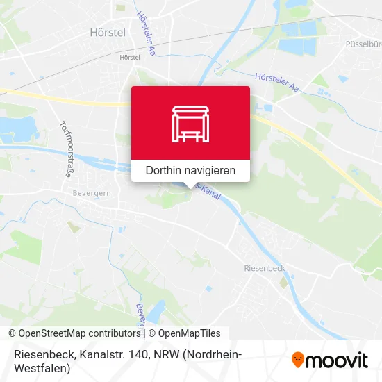 Riesenbeck, Kanalstr. 140 Karte