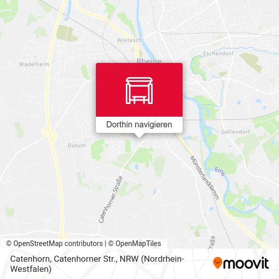 Catenhorn, Catenhorner Str. Karte