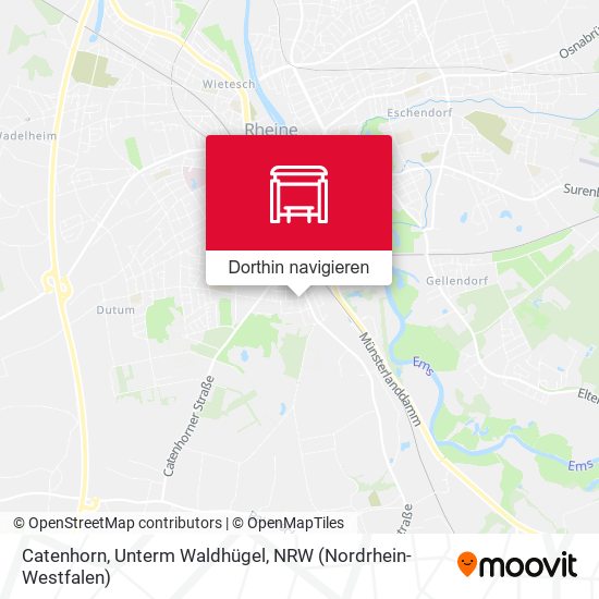 Catenhorn, Unterm Waldhügel Karte