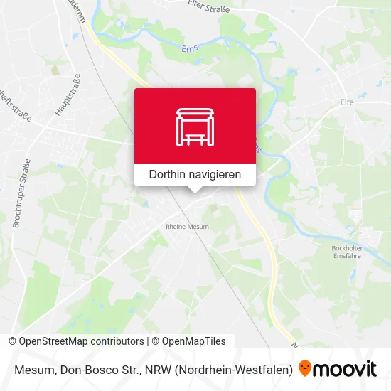 Mesum, Don-Bosco Str. Karte