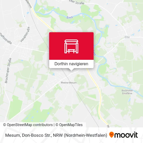 Mesum, Don-Bosco Str. Karte