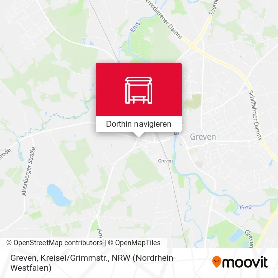 Greven, Kreisel/Grimmstr. Karte