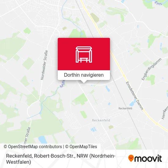 Reckenfeld, Robert-Bosch-Str. Karte
