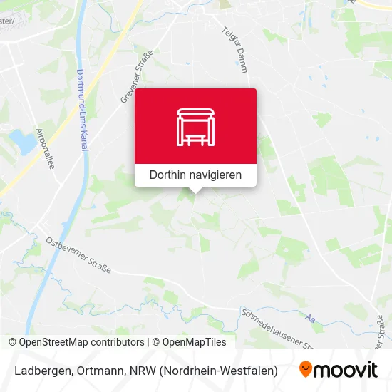 Ladbergen, Ortmann Karte