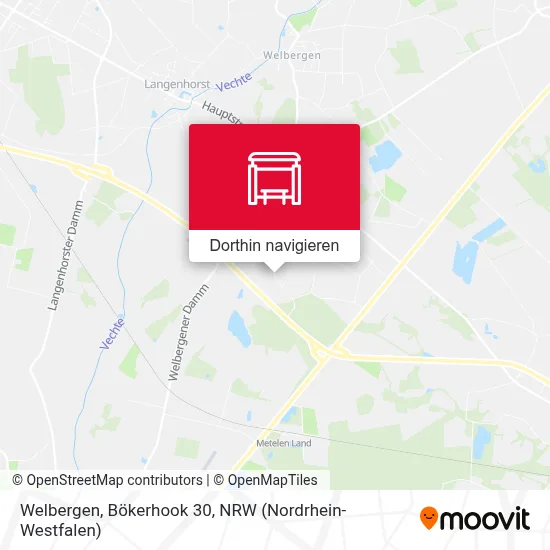 Welbergen, Bökerhook 30 Karte