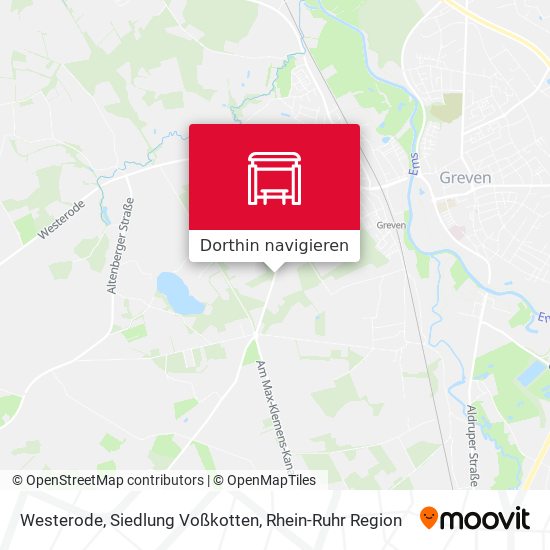 Westerode, Siedlung Voßkotten Karte