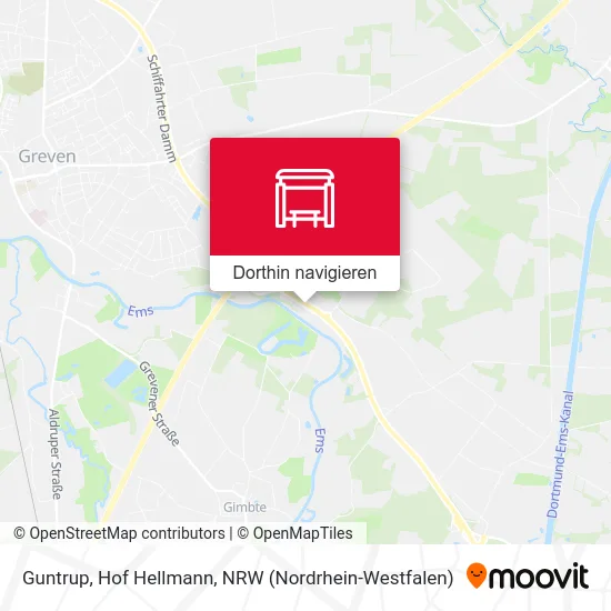 Guntrup, Hof Hellmann Karte