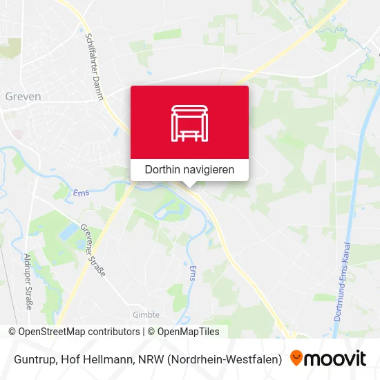 Guntrup, Hof Hellmann Karte