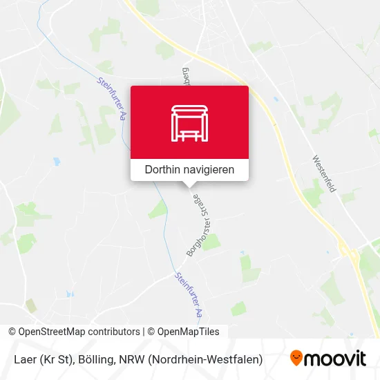 Laer (Kr St), Bölling Karte
