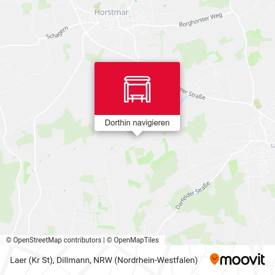 Laer (Kr St), Dillmann Karte