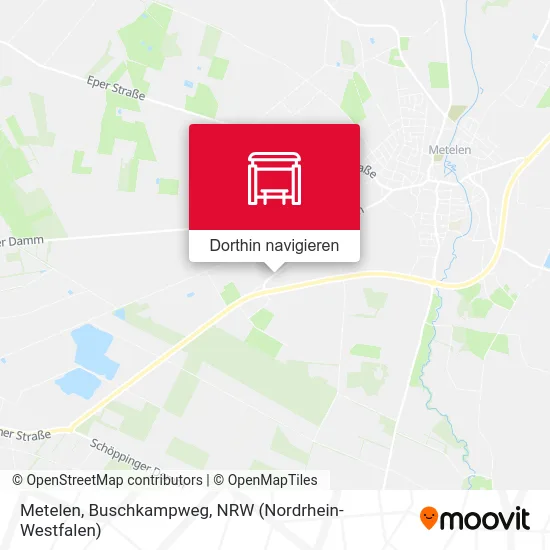 Metelen, Buschkampweg Karte