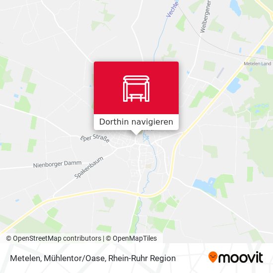Metelen, Mühlentor/Oase Karte