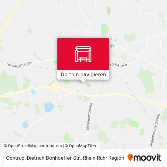 Ochtrup, Dietrich-Bonhoeffer-Str. Karte