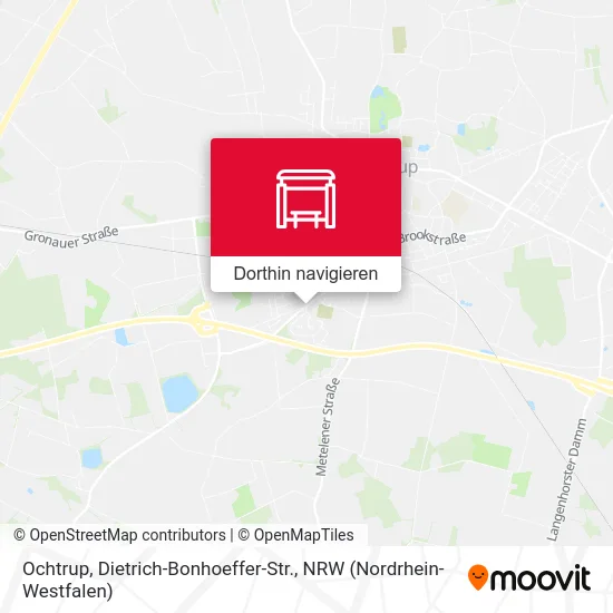 Ochtrup, Dietrich-Bonhoeffer-Str. Karte