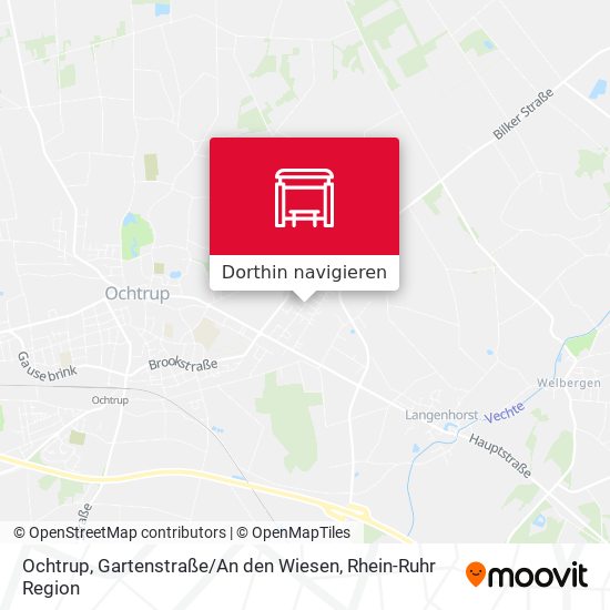 Ochtrup, Gartenstraße / An den Wiesen Karte