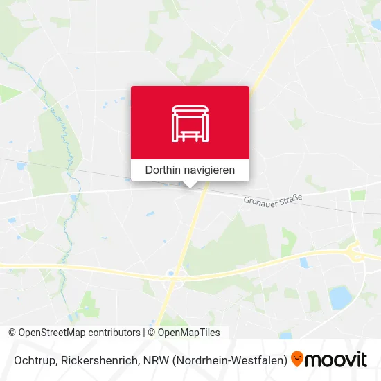 Ochtrup, Rickershenrich Karte