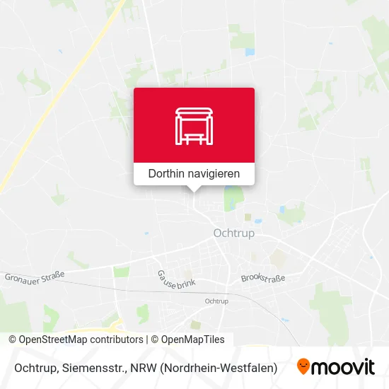 Ochtrup, Siemensstr. Karte