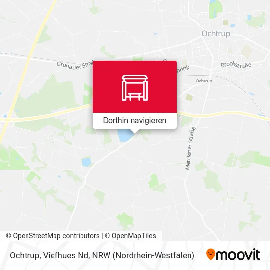 Ochtrup, Viefhues Nd Karte