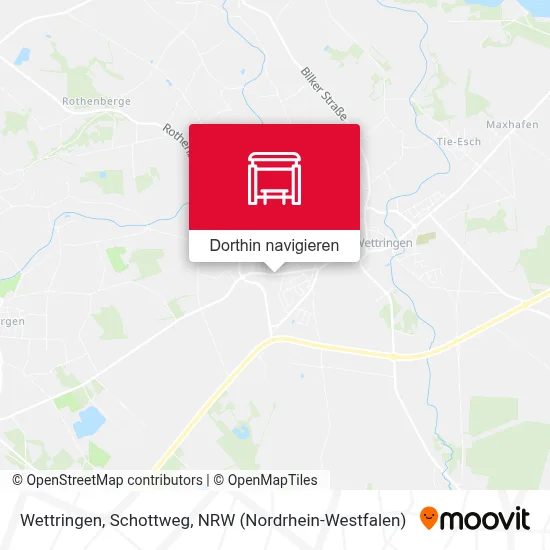 Wettringen, Schottweg Karte
