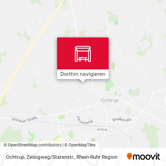 Ochtrup, Zeisigweg/Starenstr. Karte