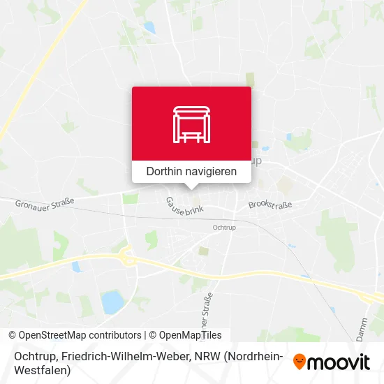 Ochtrup, Friedrich-Wilhelm-Weber Karte