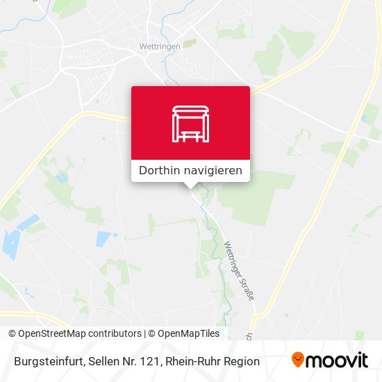 Burgsteinfurt, Sellen Nr. 121 Karte