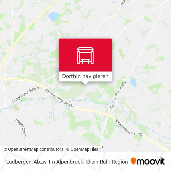 Ladbergen, Abzw. Im Alpenbrock Karte