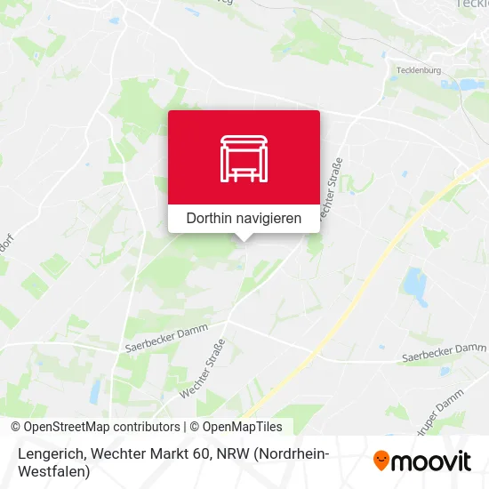 Lengerich, Wechter Markt 60 Karte