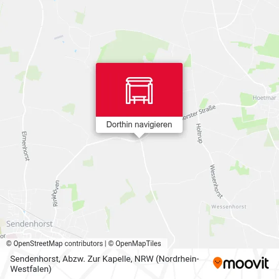 Sendenhorst, Abzw. Zur Kapelle Karte