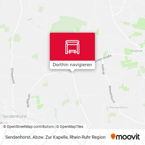 Sendenhorst, Abzw. Zur Kapelle Karte