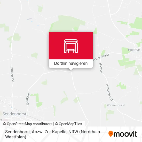 Sendenhorst, Abzw. Zur Kapelle Karte