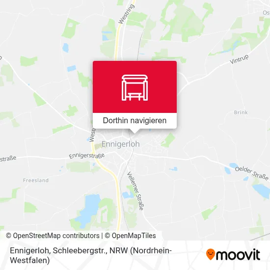 Ennigerloh, Schleebergstr. Karte