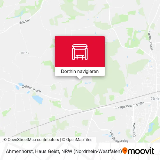 Ahmenhorst, Haus Geist Karte