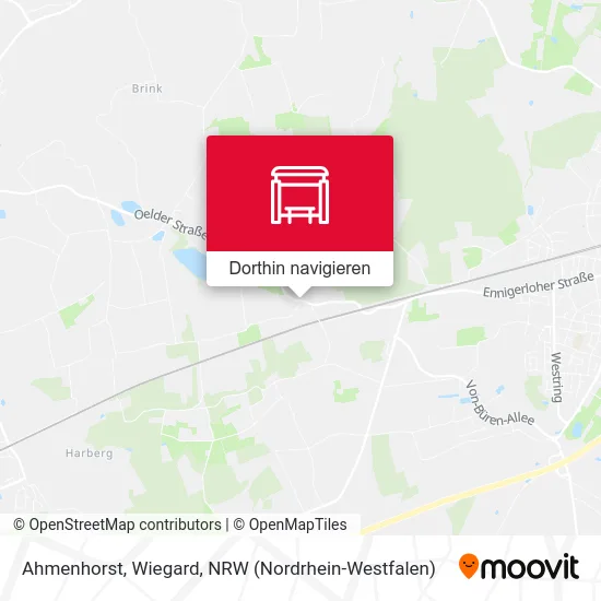 Ahmenhorst, Wiegard Karte