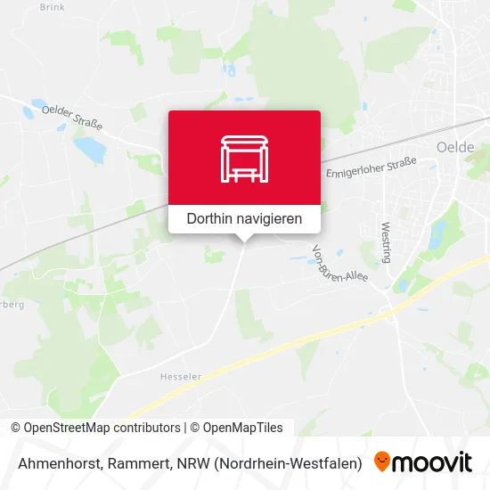 Ahmenhorst, Rammert Karte