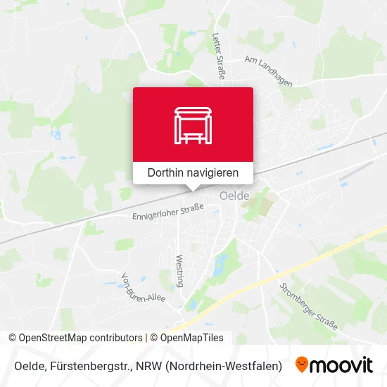 Oelde, Fürstenbergstr. Karte