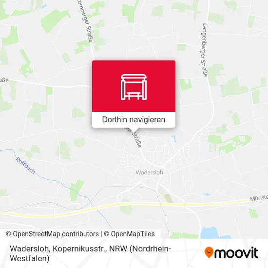Wadersloh, Kopernikusstr. Karte