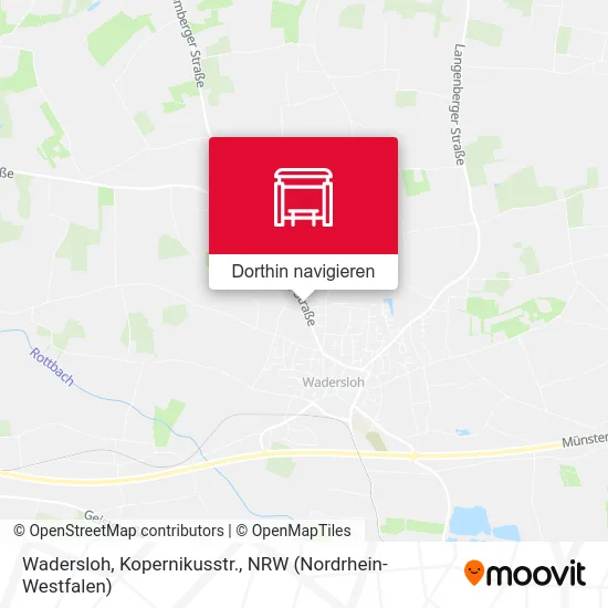 Wadersloh, Kopernikusstr. Karte