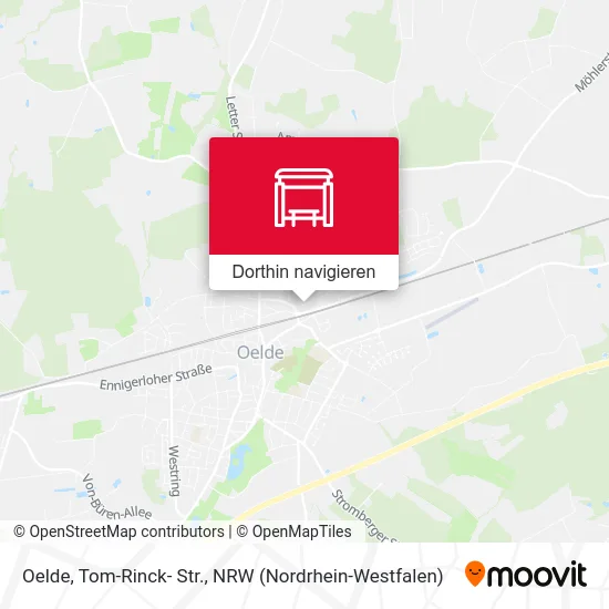 Oelde, Tom-Rinck- Str. Karte