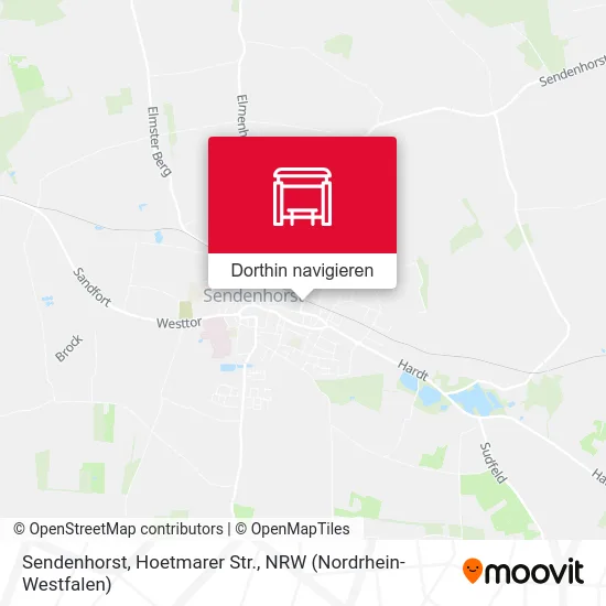 Sendenhorst, Hoetmarer Str. Karte